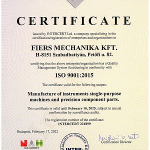 Sikeres auditot tettünk az ISO 14001:2015 szabvány szerinti minőség- és környezetközpontú irányítási rendszerben.