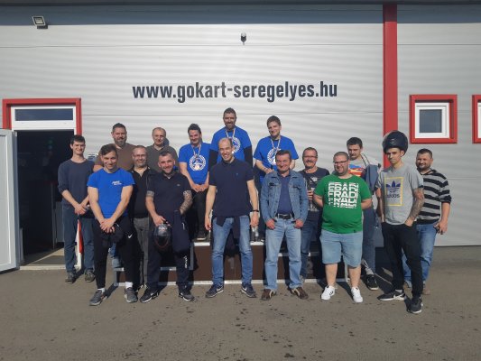 Céges gokart versenyt szerveztünk